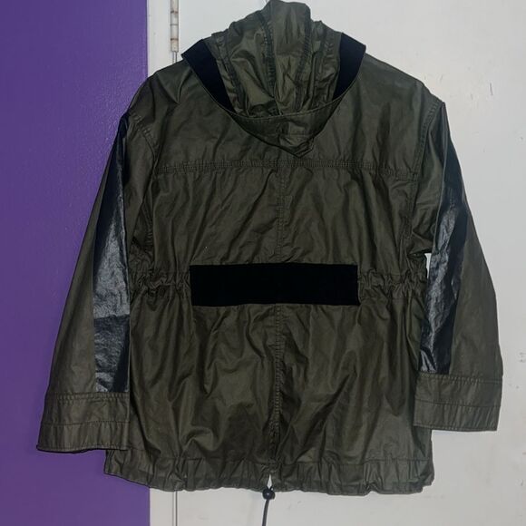 J Crew Cinched Swing Jacket Size XS Green - Picture 3 of 13